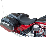 Drag Specialties Black Smooth Solo Seat (lowered) for Various Indian Motorcycles