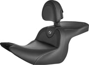 Saddlemen Black Roadsofa Carbon Fibre Seat w/Backrest for 2018-2025 Honda Gold Wing Motorcycles