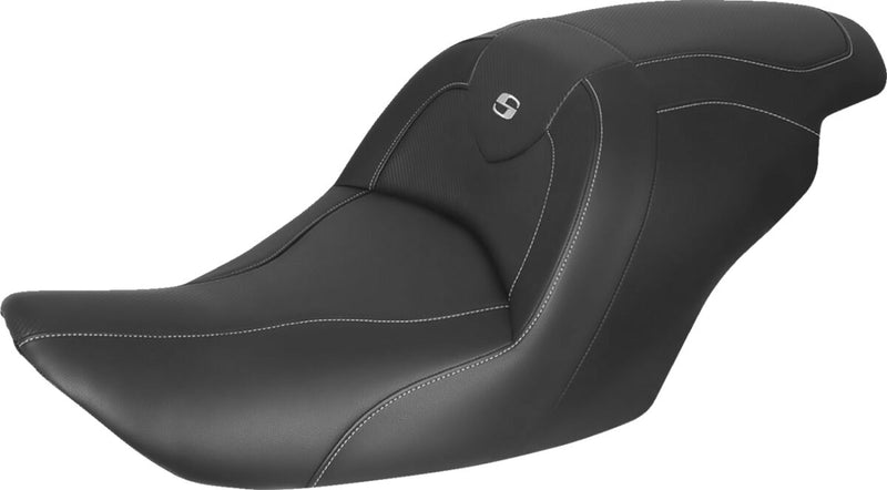 Saddlemen Roadsofa CF Seat for 2013-2016 Honda GL1800B Gold Wing F6B and 2013-2017 Honda GL1800B2 Gold Wing F6B Deluxe Motorcycles