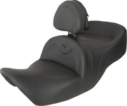 Saddlemen Black Roadsofa Seat w/Backrest for 2001-2010 Honda Gold Wing Motorcycles