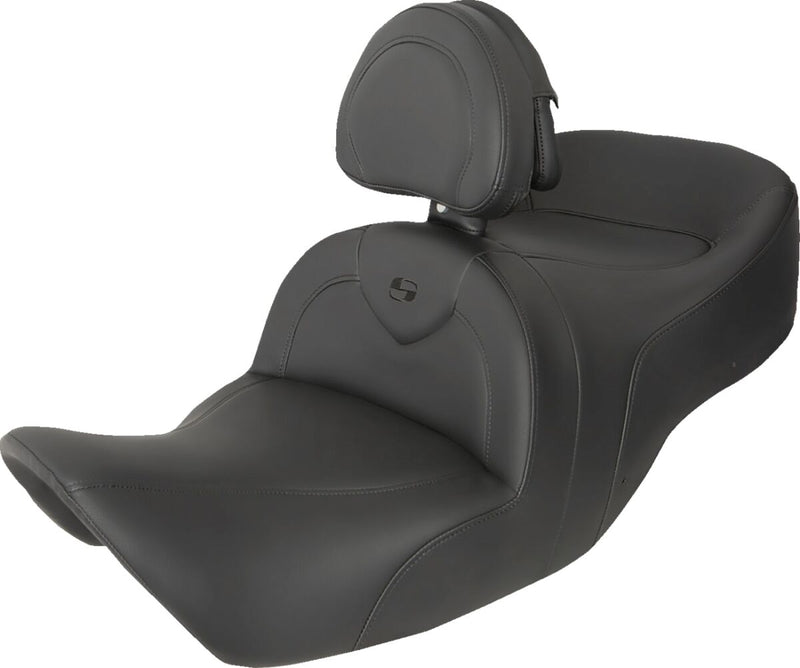 Saddlemen Black Roadsofa Seat w/Backrest for 2001-2010 Honda Gold Wing Motorcycles