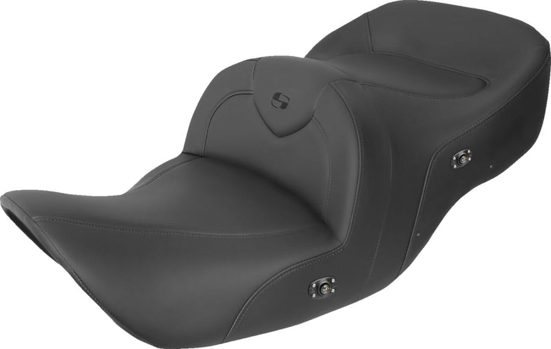 Saddlemen Black Heated Roadsofa Seat w/o Backrest for 2001-2010 Honda Gold Wing Motorcycles