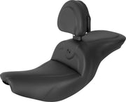 Saddlemen Black Roadsofa Seat w/Driver Backrest for Select Indian Motorcycles