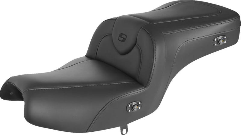 Saddlemen Black Heated Roadsofa Seat for 2020-2026 Indian Challenger Motorcycles