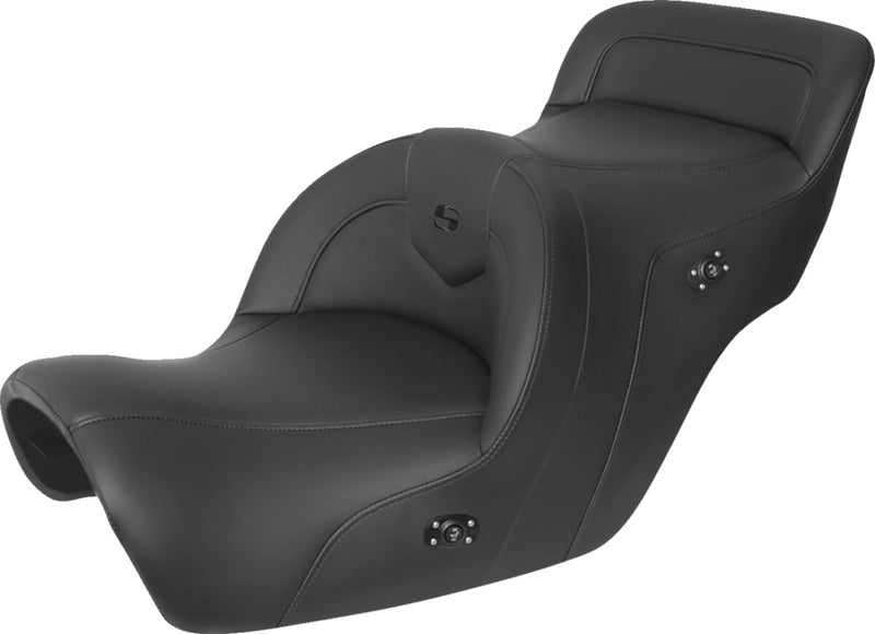 Saddlemen Heated Black Roadsofa Seat w/o Backrest for 1988-2000 Honda Gold Wing Motorcycles