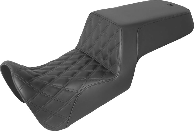 Saddlemen Front Lattice Stitch Step Up Seat for 2021-2026 Harley-Davidson Adventure Touring Motorcycles