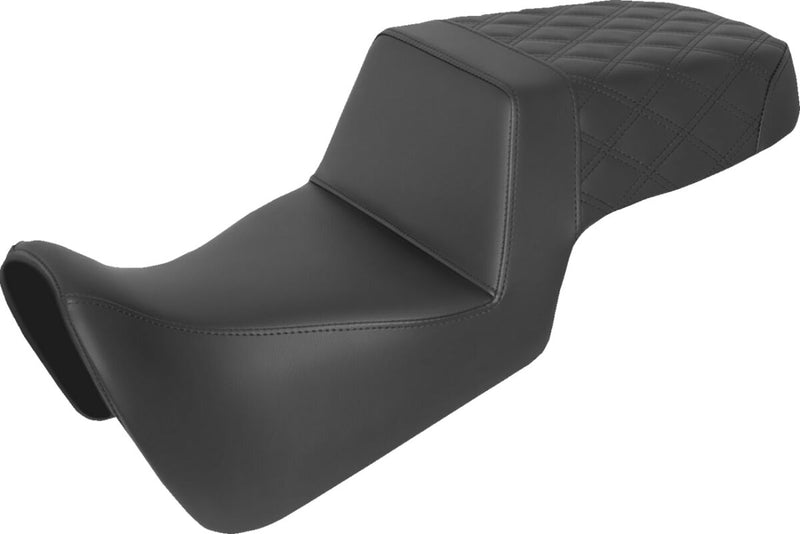 Saddlemen Rear Lattice Stitch Step Up Seat for 2021-2026 Harley-Davidson Adventure Touring Motorcycles
