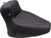 Mustang Squareback Solo Seat for 2022-2026 INDIAN Black Vinyl
