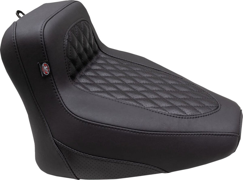 Mustang Squareback Solo Seat for 2022-2026 INDIAN Black Vinyl