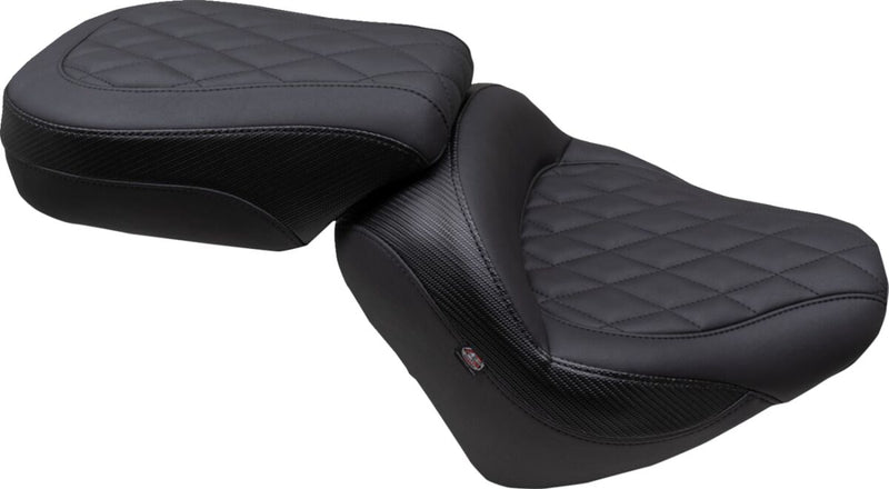 Mustang Standard Touring Solo Seat for 2022-2026 INDIAN Black Vinyl #88203