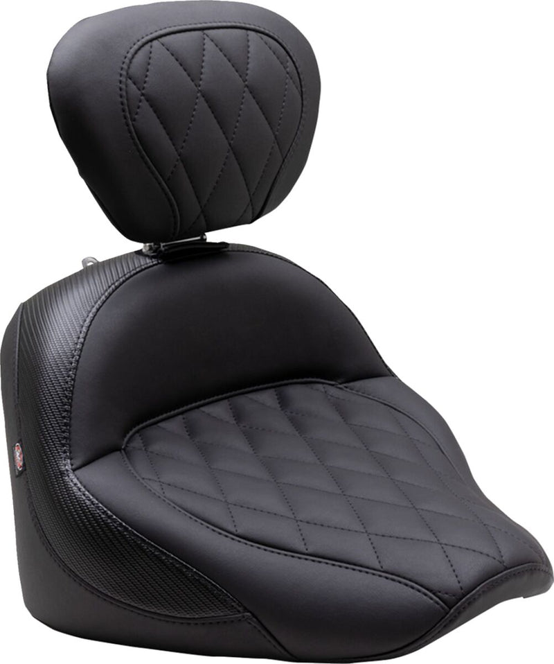 Mustang Standard Touring Solo Seat for 2022-2026 INDIAN Black Vinyl