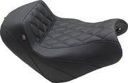 Mustang Squareback/Fastback Solo Seat for 2015-2025 KAWASAKI EN 650 Fastback™ Black #76430