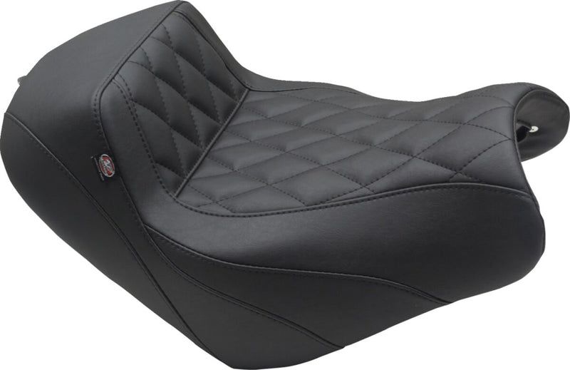 Mustang Squareback/Fastback Solo Seat for 2015-2025 KAWASAKI EN 650 Fastback™ Black #76430