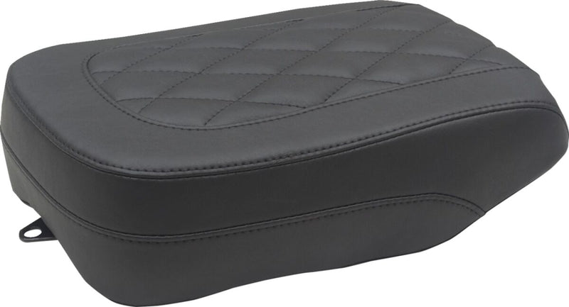 Mustang Squareback Passenger Seat for 2015-2026 KAWASAKI EN 650 Black Vinyl
