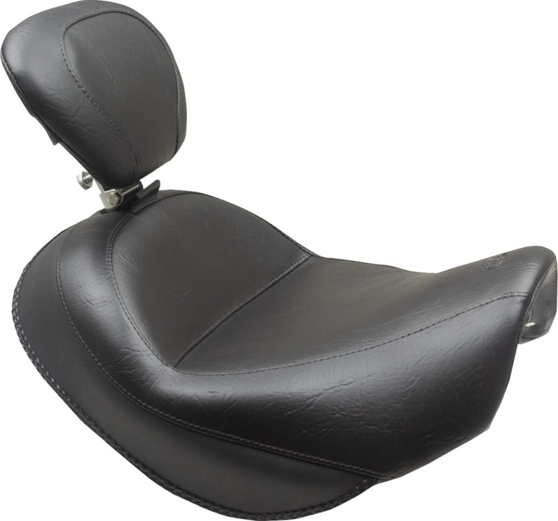 Mustang Wide Touring Solo Seat for 2015-2019 SUZUKI C 90 T Black