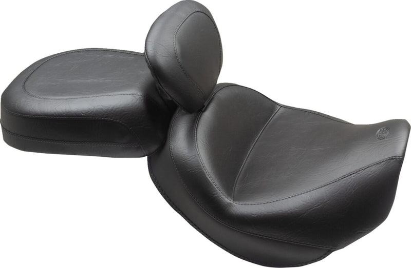 Mustang Wide Touring Solo Seat for 2015-2019 SUZUKI C 90 T Black #89206