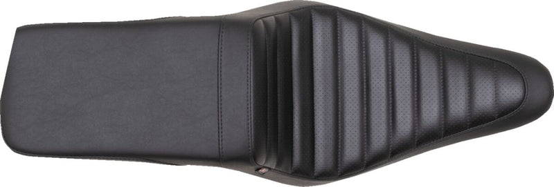 Mustang Squareback One-Piece Seat for 2014-2022 YAMAHA XVS 950 C Black Vinyl #75697