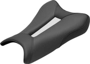 Saddlemen Black Carbon Fibre Track Seat for 2020-2022 Kawasaki ZX636G Ninja ZX-6R ABS and 2019-2022 Kawasaki ZX636H Ninja ZX-6R Motorcycles