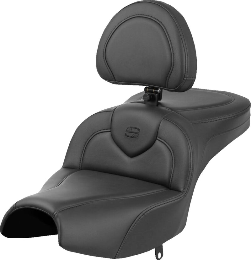 Saddlemen Roadsofa™ Standard Reach Seat for 2024-2026 INDIAN Black 2-Up Seat Saddlehyde™ #I22-02-187BR