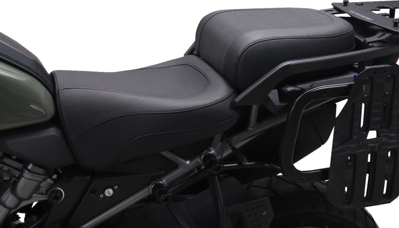 Mustang Adventure Touring Seat for 2021-2026 Harley-Davidson RA 1250 Black 2-Up Seat Vinyl Each