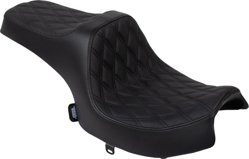 Drag Specialties Seats Predator III Seat for 2020-2025 INDIAN CHALLENGER Black 2-Up Seat Vinyl