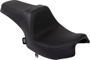 Drag Specialties Seats Predator III Seat for 2020-2025 INDIAN CHALLENGER Black 2-Up Seat Leather Vinyl