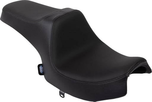Drag Specialties Seats Predator III Seat for 2020-2025 INDIAN CHALLENGER Black 2-Up Seat Leather Vinyl
