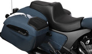 Drag Specialties Seats Predator III Seat for 2020-2025 INDIAN CHALLENGER Black 2-Up Seat Leather Vinyl Each