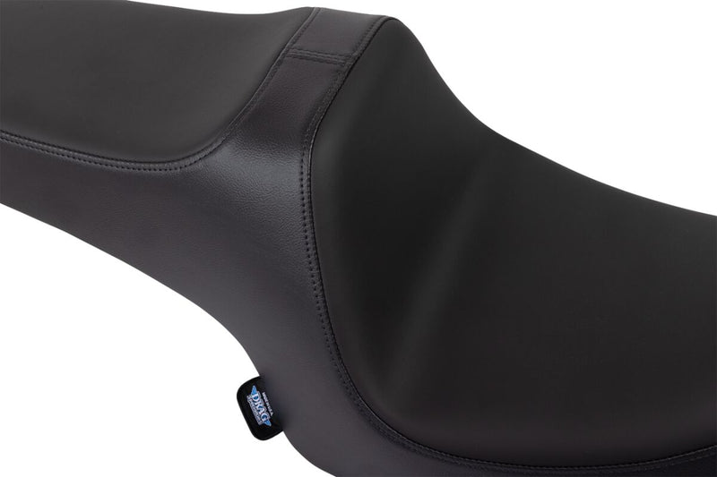 Drag Specialties Seats Predator III Seat for 2020-2025 INDIAN CHALLENGER Black 2-Up Seat Leather Vinyl #4718E