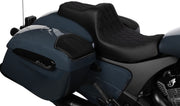 Drag Specialties Seats Predator III Seat for 2020-2026 INDIAN Black 2-Up Seat Vinyl #4720B