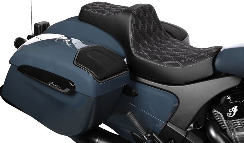 Drag Specialties Seats Predator III Seat for 2020-2026 INDIAN Black 2-Up Seat Vinyl Each