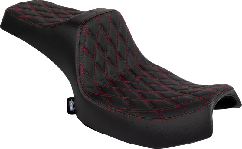 Drag Specialties Seats Predator III Seat for 2020-2026 INDIAN Black 2-Up Seat Vinyl