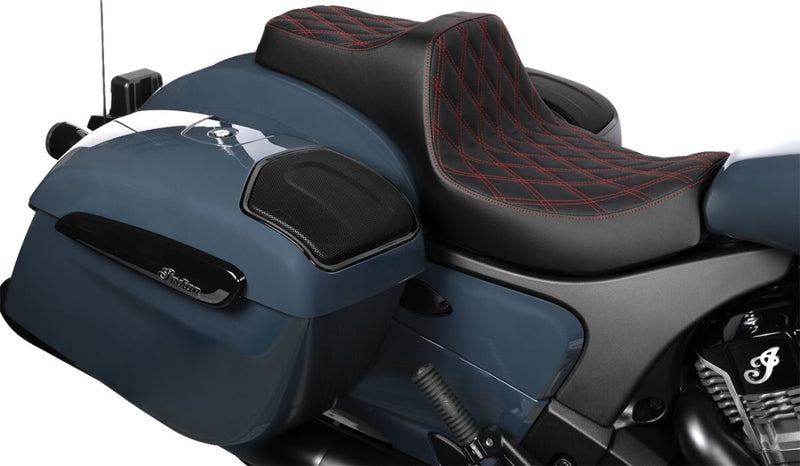 Drag Specialties Seats Predator III Seat for 2020-2026 INDIAN Black 2-Up Seat Vinyl Each