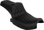 Drag Specialties Seats Predator III Seat for 2020-2026 INDIAN Black 2-Up Seat Leather Vinyl
