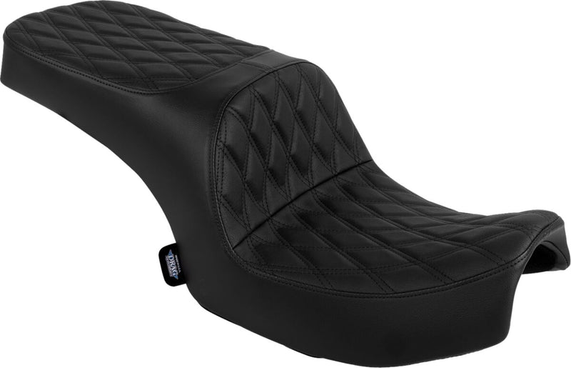 Drag Specialties Seats Freedom Touring Seat for 2020-2026 INDIAN Black 2-Up Seat Vinyl