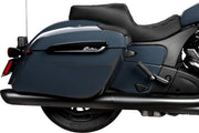 Drag Specialties Seats Freedom Touring Seat for 2020-2026 INDIAN Black Silver 2-Up Seat Vinyl Each