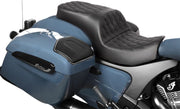Drag Specialties Seats Freedom Touring Seat for 2020-2026 INDIAN Black 2-Up Seat Leather Vinyl #4755F