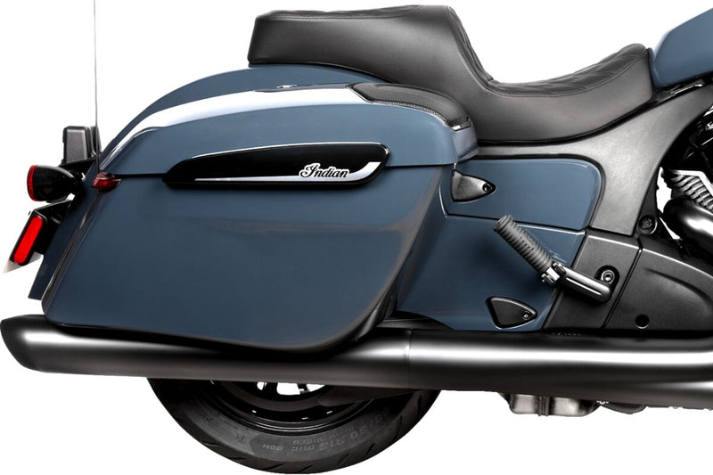 Drag Specialties Seats Freedom Touring Seat for 2020-2026 INDIAN Black 2-Up Seat Leather Vinyl #4755F