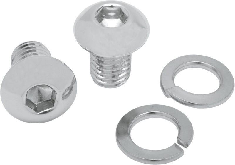 Mustang Chrome Seat Bolts and Mounting Nuts Solo Seat Pair