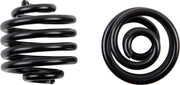 Drag Specialties Seat Springs Black Gloss Conical Steel Pair