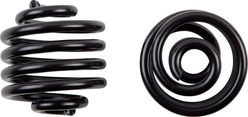 Drag Specialties Seat Springs Black Gloss Conical Steel Pair #28-6113B