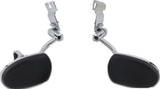 Kuryakyn Passenger Armrest Black Chrome Vinyl Pair #KUR8991