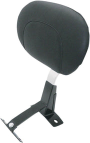 Mustang Driver Backrest Kit Black Chrome Vinyl