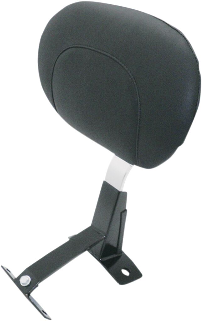 Mustang Driver Backrest Kit Black Chrome Vinyl
