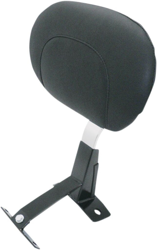 Mustang Driver Backrest Kit Black Chrome Vinyl