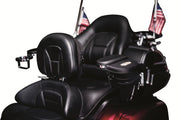 Kuryakyn Plug-N-Go Driver Backrest Black Extra Wide Synthetic Leather Kit