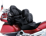 Kuryakyn Plug-N-Go Driver Backrest Black Extra Wide Synthetic Leather Kit