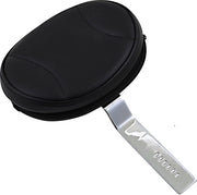 Kuryakyn Plug-N-Go Driver's Backrest Black Chrome Leather #KUR1628
