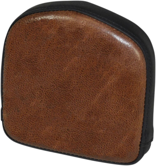 Saddlemen 6-1/2 in. Brown Gravestone Sissy Bar Pad for Saddlemen Lariat Seats Black| Brown