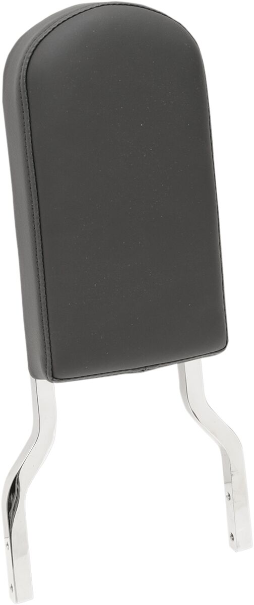 Drag Specialties 10 in. Tall Smooth Stitch Leather Sissy Bar Pad for Square Sissy Bars